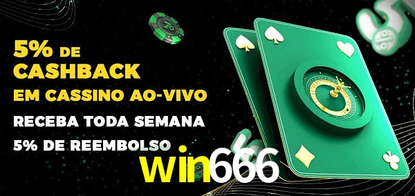 Promoções do cassino ao Vivo win666